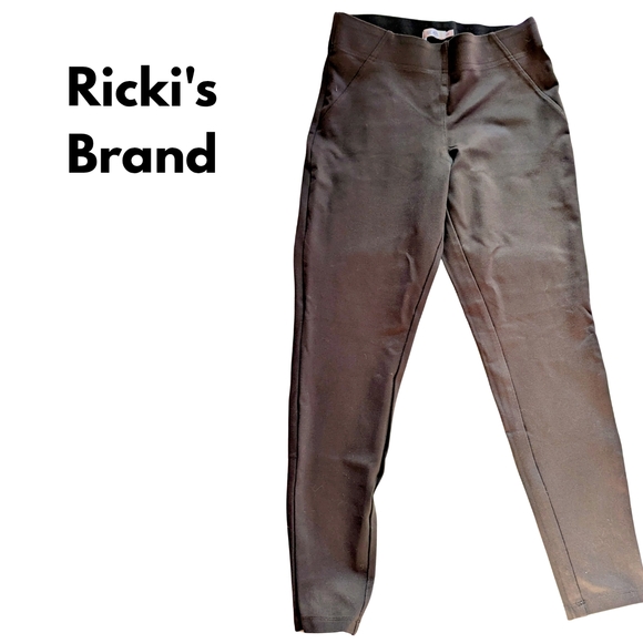 Ricki's Pants - Size Med, Ricki's Lex Ladies Legging Style Pant, Coffee/Brown Colour, EUC
